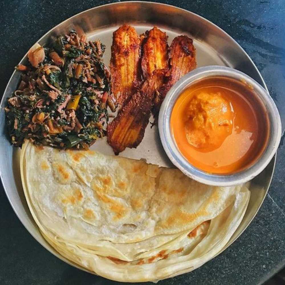 Kochi- Kerala Paratha and Meen Fry